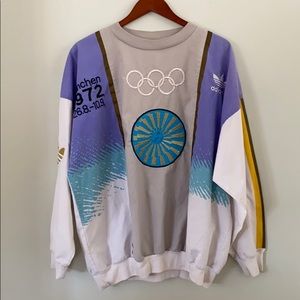 Rare Vintage Adidas 1972 Olympics Sweatshirt